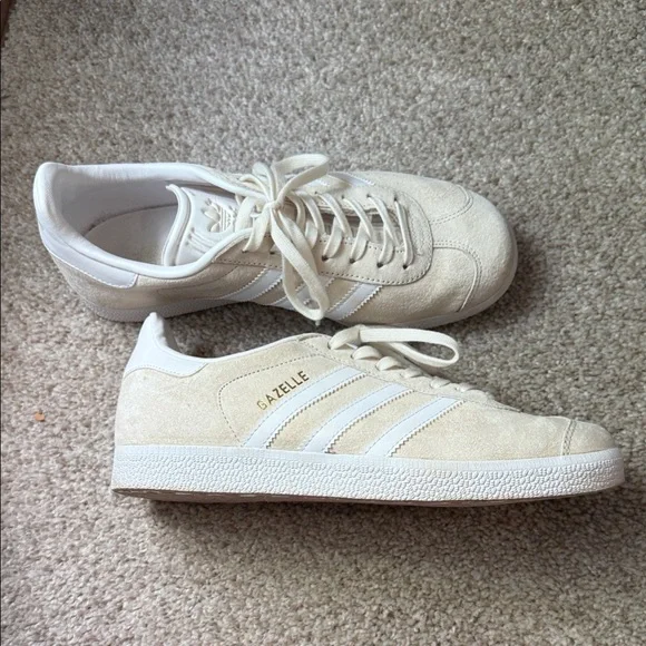 adidas | Shoes | Adidas Gazelle Offwhite Sneakers | Poshmark